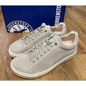 BIRKENSTOCK bend low gray suede lace up shoes sneakers women’s eur 39 new
